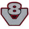 Aufnäher Patches V8 Gr. ca. 10 x 9 cm 00301