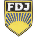 AUFNÄHER - DDR - FDJ - 04195 - Gr. ca. 6,5 x 8,5 cm - Patches Stick Applikation