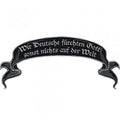 Rückenaufnäher - Patches Wir Deutsche fürchten Gott, sonst nichts Gr. ca. 27 x 12 cm 07385
