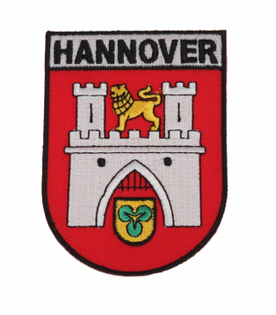Aufnäher Patches Wappen Hannover Gr. 7 x 9 cm  01031