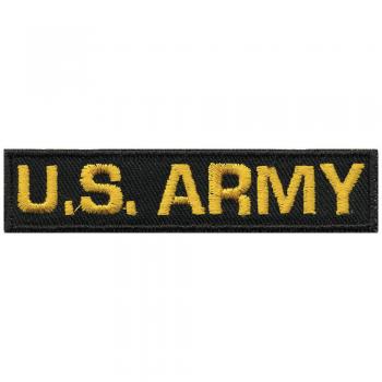 AUFNÄHER - U.S. ARMY - 03090 - Gr. ca. 9 x 2 cm - Patches Stick Applikation