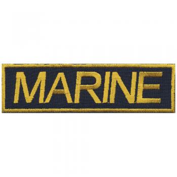 AUFNÄHER - MARINE - 03264 - Gr. ca. 11,5 x 3,5 cm - Patches Stick Applikation