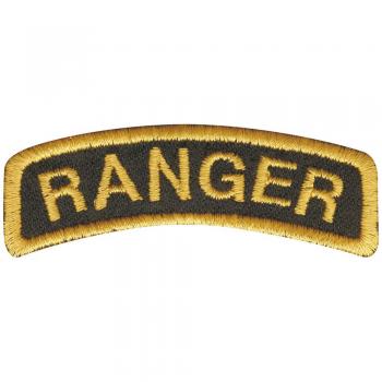 AUFNÄHER - RANGER - 04783 - Gr. ca. 7,5 x 1,7 cm - Patches Stick Applikation