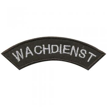 AUFNÄHER - WACHDIENST - Gr. 8,5cm x 2cm - 06002 Applikation Patches