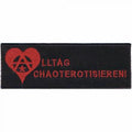 AUFNÄHER - Anarchie - 00034 - Gr. ca. 12 x 4 cm - Patches Stick Applikation