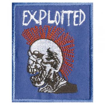 AUFNÄHER - Anarchie Totenkopf - 06049 - Gr. ca. 5 x 6 cm - Patches Stick Applikation
