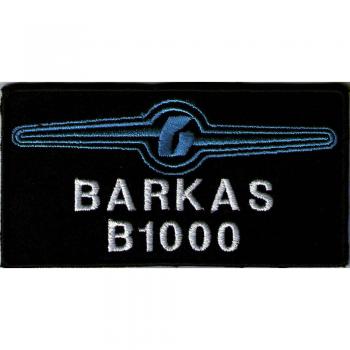 AUFNÄHER - BARKAS B 1000 - Gr. ca. 11cm x 6cm (00548) Patches Stick Applikation