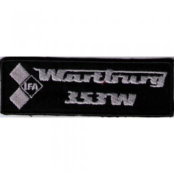 AUFNÄHER - WARTBURG 353W&quot; NEU Gr. ca. 11cm x 4cm (00569) Patches Stick Applikation