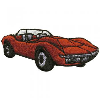 AUFNÄHER - Oldtimer Sportwagen Auto - 02036 - Gr. ca. 2 x 5 cm - Patches Stick Applikation