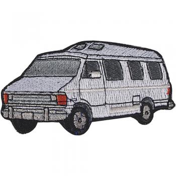 AUFNÄHER - Caravan Oldtimer - 03103 - Gr. ca. 9 x 5 cm - Patches Stick Applikation