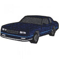 AUFNÄHER - Oldtimer Car - 03113  - Gr. ca. 9 x 4 cm - Patches Stick Applikation