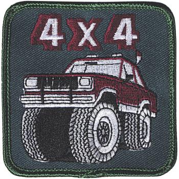 AUFNÄHER - MonsterTruck Car - 04131 - Gr. ca. 8 x 8 cm - Patches Stick Applikation