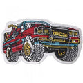 AUFNÄHER - Oldtimer Car - 04410 - Gr. ca. 10 x 6 cm - Patches Stick Applikation