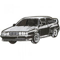 AUFNÄHER - Oldtimer Car - 04718 - Gr. ca. 11,5 x 5 cm - Patches Stick Applikation