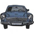 Aufnäher - Oldtimer Trabbi blau - 04750 Gr. ca. 6 x 8,5 cm