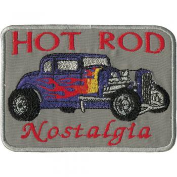 AUFNÄHER - Hot Rod Nostalgia - 04790 - Gr. ca. 10 x 8,5 cm - Patches Stick Applikation