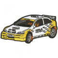 AUFNÄHER - Sportwagen Motorsport Auto - 04795 - Gr. ca. 10 x 5 cm - Patches Stick Applikation