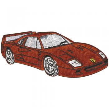AUFNÄHER - Sportwagen Rennwagen Auto Pkw - 04906 - Gr. ca. 11 x 4,5 cm - Patches Stick Applikation