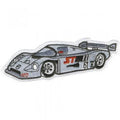 AUFNÄHER - Rennauto - 04920 - Gr. ca. 13 x 4 cm - Patches Stick Applikation