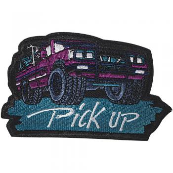 Aufnäher - Pick up - 04930 - Gr. ca. 10 x 6 cm - Patches Stick Applikation