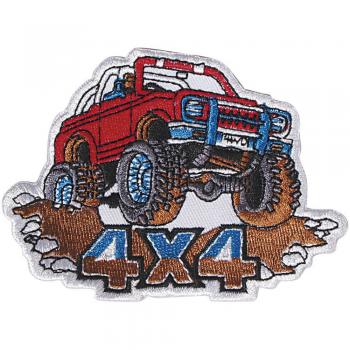 AUFNÄHER - Truck 4x4 - 04939 - Gr. ca. 9 x 6,5 cm - Patches Stick Applikation