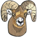 AUFNÄHER - Steinbock - 01814 - Gr. ca. 6,2 x 6,5 cm - Patches Stick Applikation