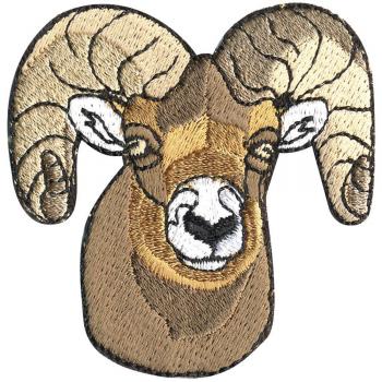 AUFNÄHER - Steinbock - 01814 - Gr. ca. 6,2 x 6,5 cm - Patches Stick Applikation