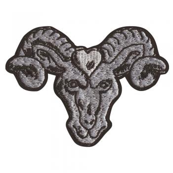 Aufnäher - Widder - Bock - 03197 - Gr. ca. 8 x 6 cm - Patches Stick Applikation