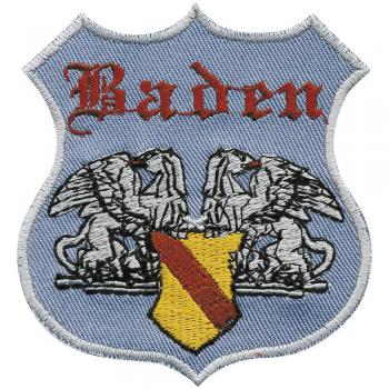 AUFNÄHER - Baden - 00331 - Gr. ca. 8 x 8 cm - Patches Stick Applikation