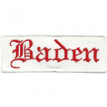 AUFNÄHER - Baden - 00485 - Gr. ca. 8 x 2,5cm Stick Patches Applikation Abzeichen Emblem