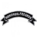 Rückenaufnäher - Hanomag-Freunde - 07307/3 - Gr. ca. 28 x 7 cm - Patches Stick Applikation