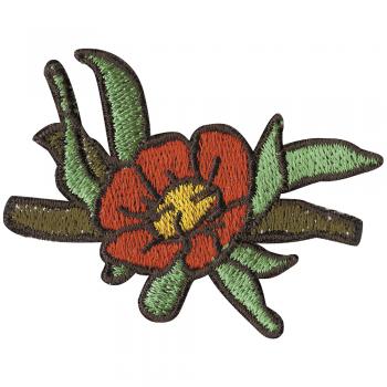 AUFNÄHER - Blume - 00053 - Gr. ca. 6 x 5 cm - Patches Stick Applikation