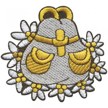 AUFNÄHER - Rucksack - 00054 - Gr. ca. 7 x 6,5 cm - Patches Stick Applikation
