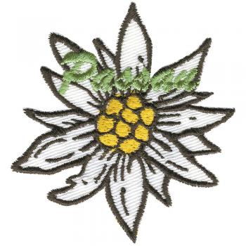 Aufnäher - Edelweißblüte Passau - 00056 - Gr. ca. 8 cm