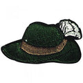 Aufnäher - LODENHUT Hut grün - 00869 - Gr. ca. 6cm x 3,5cm
