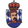 Aufnäher - KÖNIG LUDWIG - 00890 - Gr. ca. 5,5cm x 9,5cm