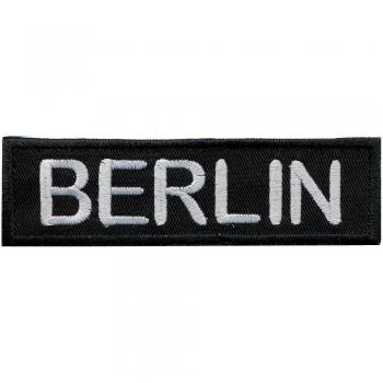 AUFNÄHER - BERLIN - Gr. ca. 11,5cm x 3,5cm (00030) Patches Applikation