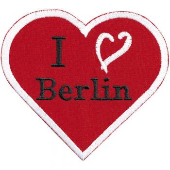 AUFNÄHER - Berlin - 00039 - Gr. ca. 8cm x 8cm - Patches Stick Applikation