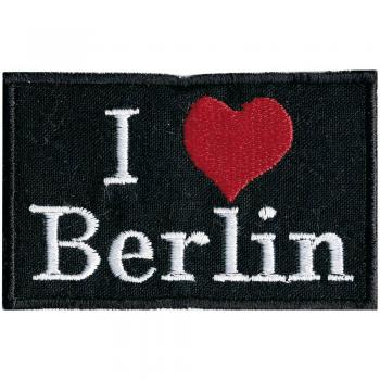 AUFNÄHER - Berlin - 00043 - Gr. ca. 7,5cm x 5cm - Patches Stick Applikation