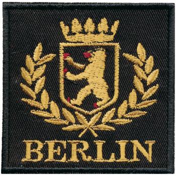 AUFNÄHER - Berlin - 00050 - Gr. ca. 7cm x 7cm - Patches Stick Applikation