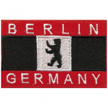 AUFNÄHER - Berlin - 00486 - Gr. ca. 8cm x 5cm - Patches Stick Applikation