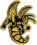 AUFNÄHER - Biene Wespe - 00762 - Gr. ca. 6 cm x 7cm - Patches Stick Applikation Bügel-Emblem