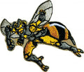 AUFNÄHER - Wespe - 00763 - Gr. ca. 7 cm x 6 cm - Patches Stick Applikation Bügel-Emblem