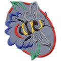 AUFNÄHER - Wespe Biene Hummel - 00925 - Gr. ca. 7 cm x 9 cm - Patches Stick Applikation Bügel-Emblem
