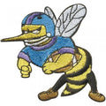 Aufnäher - Biene - 01987 - Gr. ca, 5 x 7,5 cm - Patches Stick Applikation