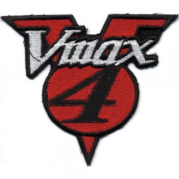 AUFNÄHER - Vmax 4 - 01751/1 rot - Gr. ca. 10 x 8,5 cm - Patch Sticker Applikation
