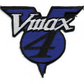 AUFNÄHER - Vmax 4 - 01751 blau Gr. ca. 10 x 8,5 cm - Patch Sticker Applikation