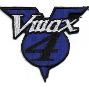 AUFNÄHER - Vmax 4 - 01751 blau Gr. ca. 10 x 8,5 cm - Patch Sticker Applikation