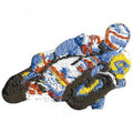 AUFNÄHER - Biker - 02005 - Gr. ca. 3 x 2 cm - Patches Stick Applikation