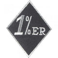 AUFNÄHER - Onepercenter - 03000 - Gr. ca. 6 x 6 cm - Patches Stick Applikation
